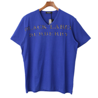 【新品】 Vネックカットソー 3 バーバリーブラックレーベル 48484 BURBERRY BLACK LABEL ブルー系 メンズ