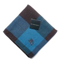 【新品】 ガーゼタオルハンカチ  バーバリーロンドン 65793 BURBERRY LONDON ブルー レディース