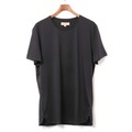【新品】 クルーネック ラウンドカット 半袖Tシャツ XL バーバリー y-001394 BURBERRY ブラック メンズ