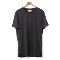 【新品】 クルーネック ラウンドカット 半袖Tシャツ XL バーバリー y-001394 BURBERRY ブラック メンズ