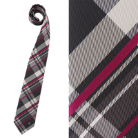 【新品】 クレストブリッジ カラフル チェックタイ 147×8cm cb-000405 CRESTBRIDGE ブラック系 メンズ