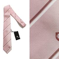 【新品】 クレストブリッジ ネクタイ　ストライプ  66083 CRESTBRIDGE ピンク メンズ