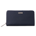 【新品】 クレストブリッジ プリズムレザーラウンドジップウォレット 全長19.5cm cb-000392 CRESTBRIDGE ネイビー系 メンズ