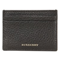 【新品】 グレインレザー カードケース ハウスチェック  バーバリーロンドン y-001250 BURBERRY LONDON ブラック メンズ