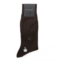 【新品】 ソックス 靴下 25〜26 バーバリー 51945 BURBERRY ブラウン系 メンズ