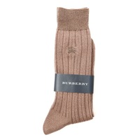 【新品】 ソックス 靴下 25〜27cm バーバリー 61186 BURBERRY ブラウン系 メンズ