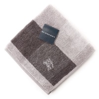 【新品】 タオルハンカチ  バーバリー 59684 BURBERRY グレー系 レディース
