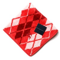 【新品】 タオルハンカチ  バーバリーロンドン 68848 BURBERRY LONDON レッド レディース