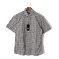 【新品】 チェックシャツ 2 バーバリーブラックレーベル 48851 BURBERRY BLACK LABEL グレー系 メンズ
