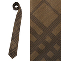 【新品】 チェックネクタイ 145×8.5cm バーバリーロンドン 45644 BURBERRY LONDON オリーブ系 メンズ