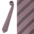 【新品】 ネクタイ（ストライプ）  バーバリーロンドン y-000692 BURBERRY LONDON ワイン メンズ