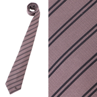 【新品】 ネクタイ（ストライプ）  バーバリーロンドン y-000692 BURBERRY LONDON ワイン メンズ