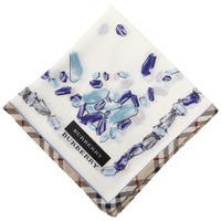 【新品】 ハンカチ  バーバリー 60309 BURBERRY ホワイト系 レディース