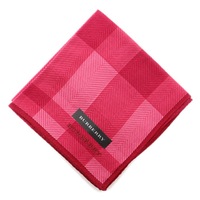 【新品】 ハンカチ  バーバリー 61317 BURBERRY レッド レディース