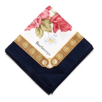 【新品】 ハンカチ  バーバリーロンドン 64130 BURBERRY LONDON ネイビー系 レディース