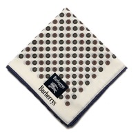 【新品】 ハンカチ  バーバリーロンドン 64176 BURBERRY LONDON ホワイト レディース