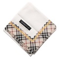 【新品】 ハンカチ  バーバリーロンドン 64250 BURBERRY LONDON ホワイト レディース
