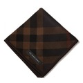 【新品】 ハンカチ　チェック  バーバリーロンドン 68881 BURBERRY LONDON ブラウン レディース