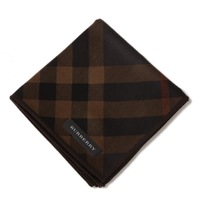 【新品】 ハンカチ　チェック  バーバリーロンドン 68881 BURBERRY LONDON ブラウン レディース
