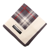 【新品】 ハンカチ　チェック  バーバリーロンドン 69024 BURBERRY LONDON グレー レディース