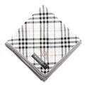【新品】 ハンカチ　チェック  バーバリーロンドン 69092 BURBERRY LONDON ホワイト レディース
