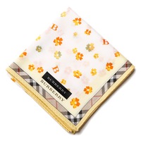 【新品】 ハンカチ　花柄  バーバリーロンドン 68751 BURBERRY LONDON ホワイト レディース
