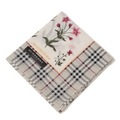 【新品】 ハンカチ　花柄  バーバリーロンドン 69328 BURBERRY LONDON グレー レディース
