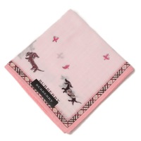 【新品】 ハンカチ　犬  バーバリーロンドン 69317 BURBERRY LONDON ピンク レディース