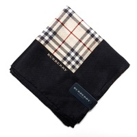 【新品】 ハンカチ（大判） チェック 大判 バーバリーロンドン 65772 BURBERRY LONDON ブラック レディース