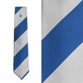 【新品】 ブラックレーベル クレストブリッジ ストライプ　シルクネクタイ  69443 BLACK LABEL CRESTBRIDGE ブルー メンズ