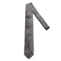 【新品】 ブラックレーベル・クレストブリッジ ストライプ　ネクタイ  65611 BLACK LABEL CRESTBRIDGE グレー メンズ