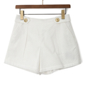 【新品】 レースショートパンツ 36 バーバリーブルーレーベル 46685 BURBERRY BLUE LABEL ホワイト系 レディース