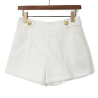 【新品】 レースショートパンツ 36 バーバリーブルーレーベル 46685 BURBERRY BLUE LABEL ホワイト系 レディース