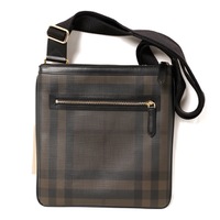 【新品】 ロンドンチェック ショルダーバッグ  バーバリーロンドン y-001239 BURBERRY LONDON ブラック メンズ