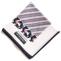 【新品】 犬　ハンカチ  バーバリー 72730 BURBERRY ホワイト メンズ