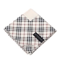 【新品】 薄手 ハンカチ チェック  バーバリー 70376 BURBERRY ベージュ レディース