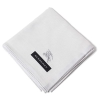 【新品】 薄手 ハンカチ チェック  バーバリー 70412 BURBERRY パープル レディース