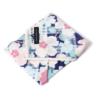 【新品】 薄手 ハンカチ 英字  バーバリー 70462 BURBERRY レッド レディース