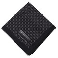 【新品】 薄手 ハンカチ 総柄  バーバリー 72063 BURBERRY ブラック メンズ
