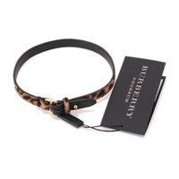 【新品】 豹柄ブレスレット [全長]44cm×[巾]1.3cm バーバリープローサム y-000597 BURBERRY PRORSUM ベージュ系×ブラウン系 レディース