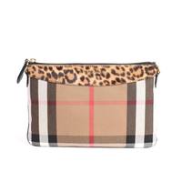 【新品】バーバリー 2WAY クラッチバッグ ショルダーストラップ アニマルポニー y-000385 レディース コーディネートのアクセントに