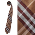【新品】バーバリーロンドン チェックネクタイ 41409 ブラウン系 メンズ プレゼント いろんなシーンに活躍