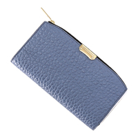 【新品】バーバリーロンドン ラウンドファスナー長財布 ブルー系 y-000231 メンズ レディース