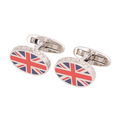 【新品】ユニオンジャックカフス ブラックレーベルクレストブリッジ 全長2cm cb-000353 レッド系 メンズ