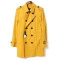 アウトレット　トレンチコート　イエロー M バーバリーブラックレーベル 45291 BURBERRY BLACK LABEL  メンズ