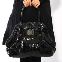 エナメルバッグ 22597 バーバリーブルーレーベル ブラック系 レディース お仕事&プライベート用に活用