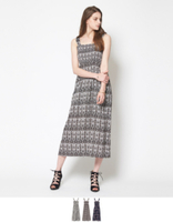 シャーリングマキシワンピース【メール便可／100】