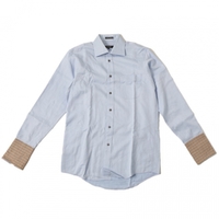 シャツ 39 バーバリーブラックレーベル 55175 BURBERRY BLACK LABEL ブルー系 メンズ