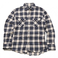 シャツ（チェック） 2 バーバリーブラックレーベル 54307 BURBERRY BLACK LABEL ブルー系×ホワイト系 メンズ