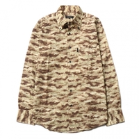 シャツ（柄物） 3 バーバリーブラックレーベル 56570 BURBERRY BLACK LABEL イエロー系×ブラウン系 メンズ